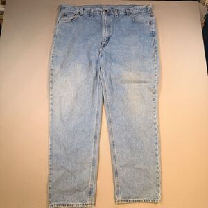 VTG Carhartt B18 STW Traditional Fit Stonewash Blue Denim Jeans Mens 46x32 ‘06